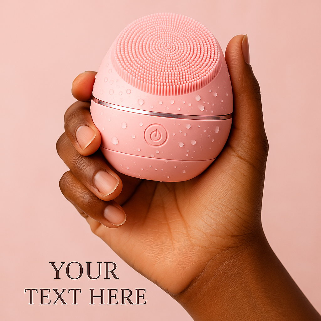 Brosse Nettoyante Visage Sonique 3D – Anti boutons | Nettoyage profond & Lumière LED soins