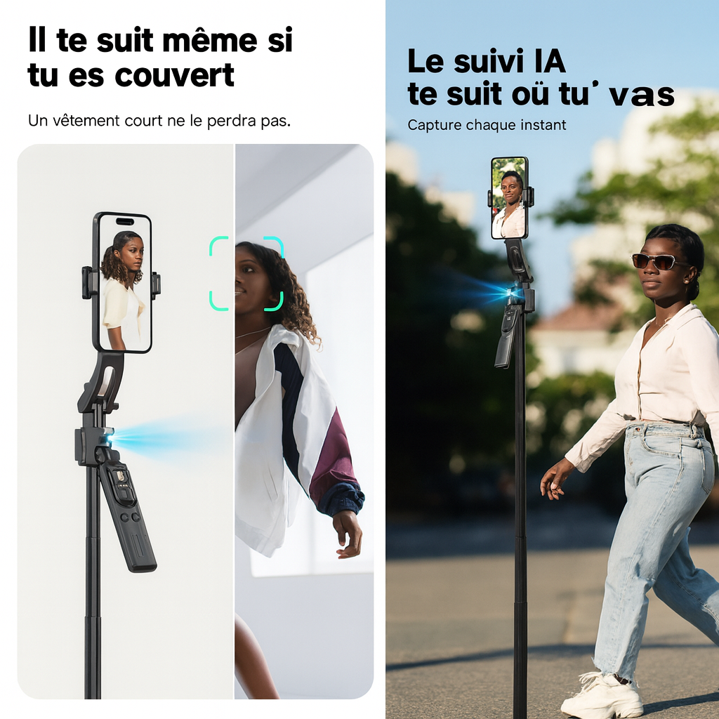 Le Selfie Ultime ⚡ – 3 Modes, Zéro Effort, 100 % Style . livraison gratuit