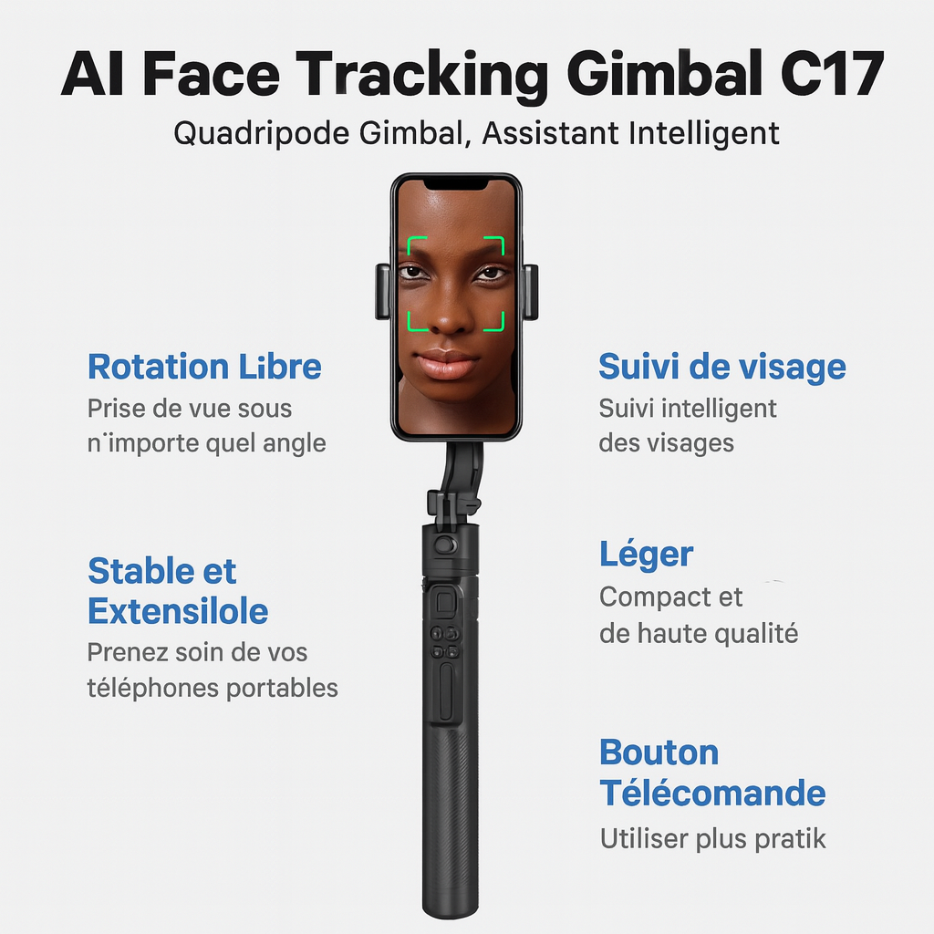 Le Selfie Ultime ⚡ – 3 Modes, Zéro Effort, 100 % Style . livraison gratuit