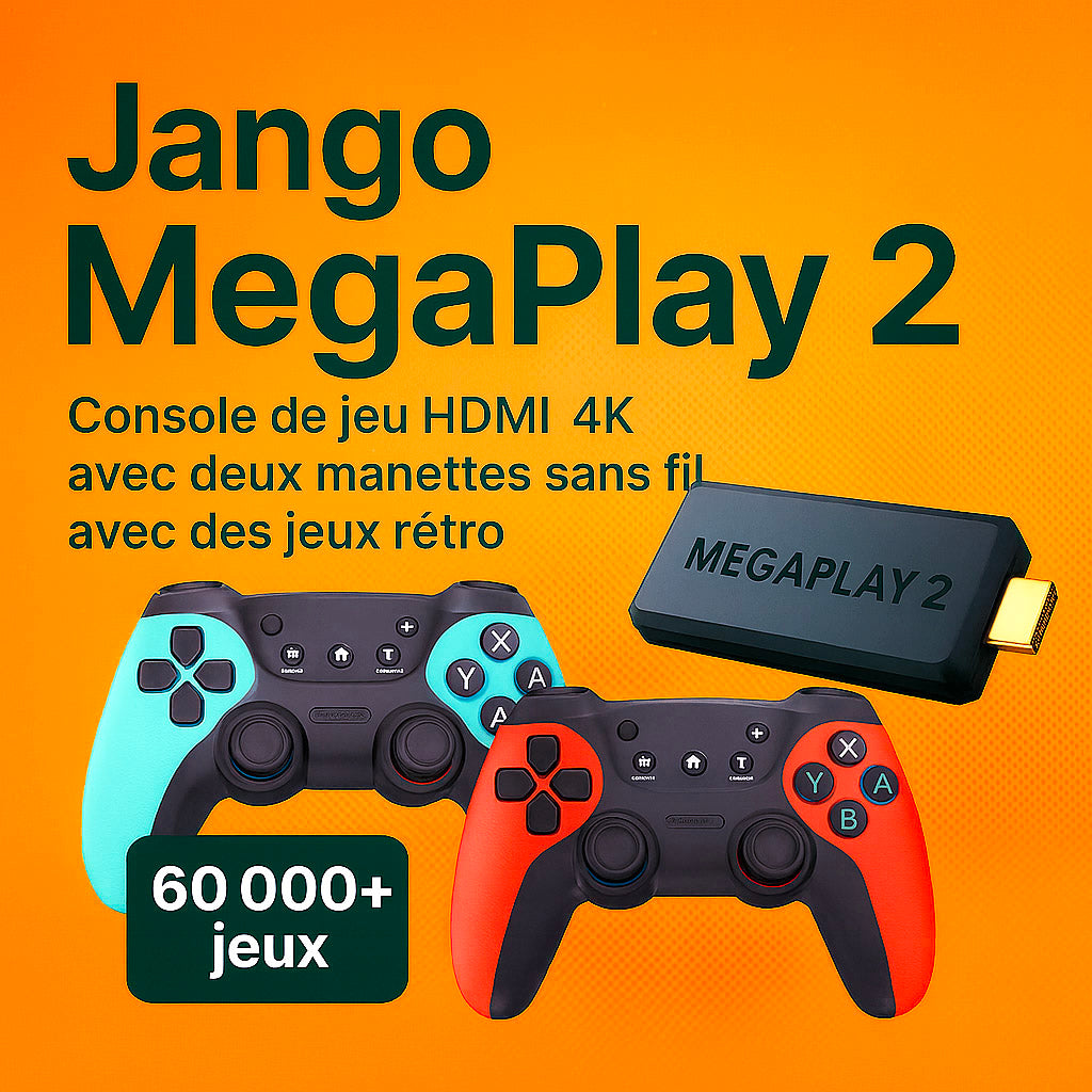 🎮 60 000+ Jeux Sans Fil – Manette Turbo, Fun Illimité !
