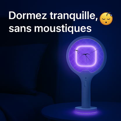 Raquette Anti-Moustiques Électrique USB-C | Rechargeable & Puissante