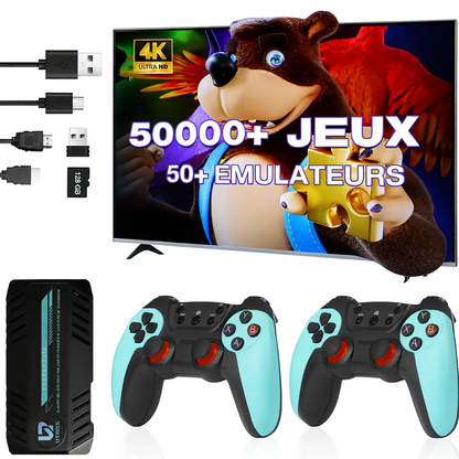 🎮 60 000+ Jeux Sans Fil – Manette Turbo, Fun Illimité !