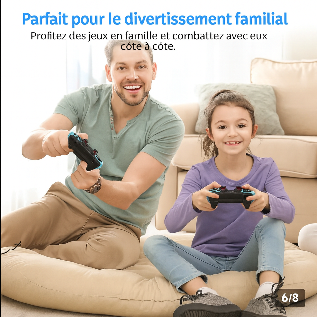 🎮 60 000+ Jeux Sans Fil – Manette Turbo, Fun Illimité !