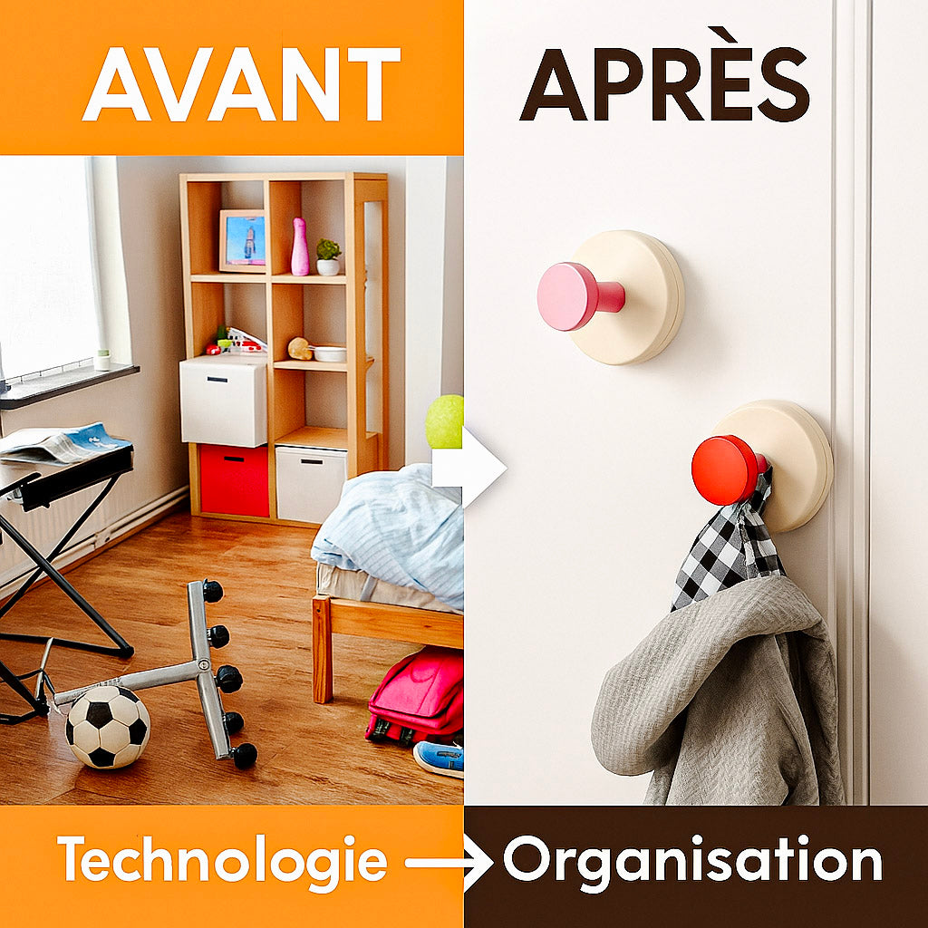 Fixation forte • Zéro trou • Zéro outil + Livraison gratuite partout a Dakar