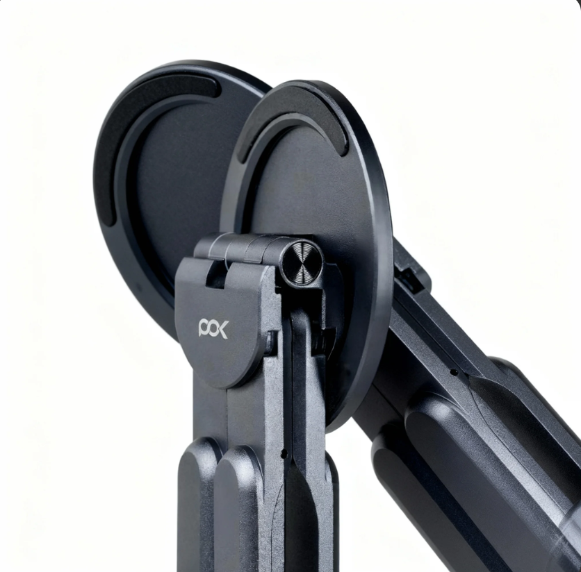 Support portable pliable en alliage d’aluminium – léger, solide et parfait pour ordinateur, tablette ou téléphone