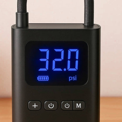 Pompe à air sans fil 2-en-1 🚗⚡ Gonflez vos pneus + rechargez vos appareils partout livraison gratuite